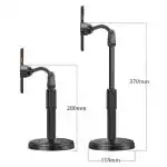 BOPUD Phone Stand Bracket Live Broadcast stand Multi-Function Desktop Online Course Video Recording Heavy Duty Adjustable Rotatable with 360 Degree Mount Stand Mobile Holder Stand.