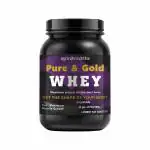 Ayurshreshtha Pure & Gold WHEY Protein | Chocolate Flavor | Best for Muscle Support & Recovery | 1KG