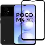 SM Styles Edge To Edge Tempered Glass for Xiaomi Poco M4 5g/Poco M4 5g (Pack of 1)