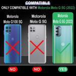 Casotec Shockproof Back Cover Case for Motorola Moto G 5G (2022) | 360 Degree Protection | Protective Design | Anti-Scratch Tough Slim TPU Case for Motorola Moto G 5G (2022) (Green)