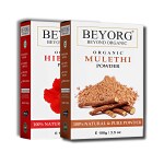 BEYORG Organic Hibiscus Powder and Mulethi Powder for Skin and Hair Care - 200 g
