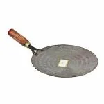 BUYER BROSS Handmade Loha Iron Lokhand Roti/Chapati Tawa with Wooden Handle