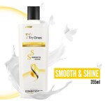 TryOnes Smooth & Shine Conditioner 355ml, Silky Smooth Hair - Deeply Moisturises Dry & Frizzy Hair