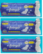 Avinya sanitary pads whisper Long-lasting leakage protection, XL (PACK OF 3)-A7