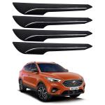 Oshotto (BP-04) Car Black Rubber Bumper Protector/Corner Moulding Compatible with MG Astor -(Set of 4 pcs)