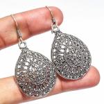 SHREE HANUMAN ENTERPRISES Designer Plain Silver Handmade Jewelry Earring 2.38
