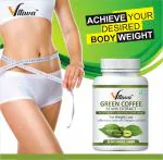 VLTAVA Green Coffee Beans Extract Capsules Fat Burner and Weight Loss Products for Men and Women