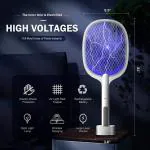 MAAHIL Mosquito Bats Racket Killer Five Nights Mosquito Killer Racket Rechargeable Handheld Electric Fly Swatter Mosquito Killer Racket Cheese Board and Knife Set 6 LED UV light (Knife Set)