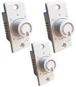 Hiru Switch 7 STEP - 3 PCS Screw Base Fan Regulator for Home & Office Step-Type Button Regulator