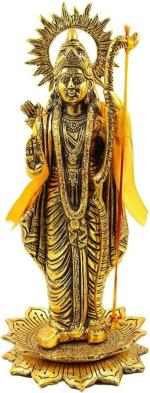 SP Handicrafts Gold Brass Ram Murti Decorative Showpiece 30cm (Pack of 1)