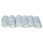 Crawl'in White Baby Premium Microfiber Diaper Liners (1 M+ ) Set of 12