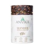 ANVIKA Slender Collagen with 100% Arabica Coffee & Marine Collagen Peptides for Weight Management | Plant-Based Collagen Coffee for build Muscle, Improve Joints & Achieve Weight Loss Goals |Visible Results in 3 Months - ( Pack Of 5 )
