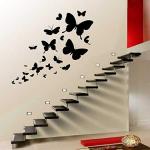CVANU Beautiful Butterfly Attractive Vinyl Wall Sticker for Wall Decoration