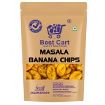 Best Cart-Happy shopping Masala Banana Chips Crispy Banana Chips | Kela Wafers Salted Crispy Banana Chips - Wafer - Indian Namkeen Snack (1200Gm)