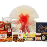 The Gift Tree Nutella, Chocolate Popcorn, Chips, Santra juice, Pizza Flavour Corn and Roasted Peanuts