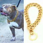 Pets Empire Stainless Steel Cuban link Dog Choker Dog Collar 20mm, M, 45cm