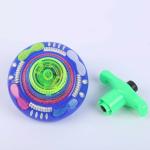 Sanjary Multicolor Plastic Spinning Top, Led Light Up Flashing Music Spinning Top - 3 Plus Years