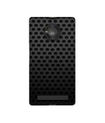 Casotec Black Pattern Design Printed Silicon Soft TPU Back Case Cover for Micromax YU Yuphoria