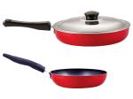 Nirlon 2 pcs of Red Non-stick Kitchen Cooking Utensil Combo Set