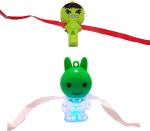 Kavim Kids Rakhi (Hulk, Rabbit two light, whistle Kid's Rakhi)
