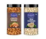 Aldeira Dry Fruits Combo Pack: Almonds & Cashews Mix, (250g x 2) Combo Pack of 2