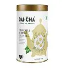 Health Platter DAI-CHA Chamomile Moringa ( 25 Cups ) Green Tea Tin (50 g)