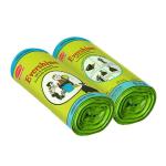 ROYAL NATURAL EVERSHINE BIODEGRADABLE GARBAGE BAG BOSTON Medium Size color Green 30X 50 Inch | Disposable Dustbin Bags Medium Size for Home kitchen | Pantry Dustbin Covers Medium 13 L Garbage Bag-10 Bag Per Pack ( PACK OF 6)