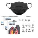 QUARANT Kids 3 Ply Disposable Surgical Face Mask for Boys & Girls Aged 5 to 12 Years (Black, Pack of 100)