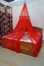 Creative Textiles Multicolor Polyester Double Bed Canopy Circular Ceiling Hanging Mosquito Net 123