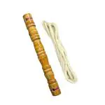 IAgri Traditional Wooden Thottil Kambu with Rope/Eco-Friendly Handicraft Thottil Kambu/Baby Cradle Swing Stick(Eucalyptus Wood)