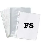 CAMPIO Heavy Duty Clear Sheet Protector FS Legal Size, Transparent Document Leafs with 200 Microns Thickness for Certificates File Folders (pack of 50)