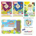3H Learning Nursery / Pre-KG Kids (2.5- 3.5 Yrs) CBSE 216 Pages Worksheets All in One English Maths GK Coloring Early Learning Skill Development Pre School Children 2 Practice Books+ 54 Pic Cardset Activities