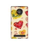 Casotec Hearts Design Printed Silicon Soft TPU Back Case Cover for Micromax YU Yuphoria