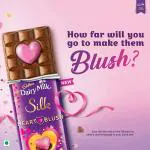 Cadbury Dairy Milk Silk Heart Blush 150g (Pack of 4)