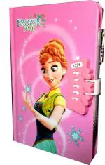 Technochitra Multicolor Amazing Frozen Printed Diary With Number Lock Regular Set