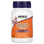 NOW Foods, 7-KETO, 100 mg, 60 Veg Capsules