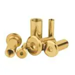 RELY (Pcs-25) M8x21 mm Allen JCB Sleeve barrel nut with internal thread | Flat Head Screw Furniture Joint Connector threaded Barrel Nut Feasible for Insert of All M8 Thread Screw & Bolts