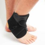 Skudgear Black Neoprene One Size Ankle Support Compression Brace Wrap For Unisex
