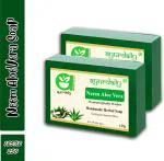 Ayurdaily Natural Neem And Aloevera Bath Soap, 250 G (Pack Of 2)