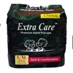 Extra Care Adult Diapers Pants Disposable Unisex Large (L) size (10 counts)