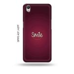 Tweakymod Printed SMile Back Cover For Oppo A37