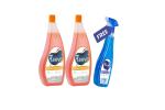 REEVE 500ML Disinfectant Floor Cleaner pack of 2 + free - 500ML KAACH liquid Glass cleaner
