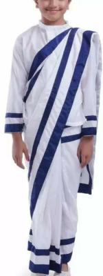 FANCY DRESSESWALE Mother Teresa Dress School Events Fancy Dress Competition Costume for Kids Girls Kids Costume Wear (10 - 11 Years)