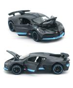 CrackaDeal Diecast Pull Back Alloy Bugati Toy Car, Multicolour
