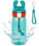 Zest 4 Toyz Kids Water Bottle Bottle Straw Valve Pop Button BPA Water Bottle Handle Grip(550 ML)