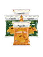 Appeatoz - Nachos Creamy Cheese & Herbs & Jalapeno Nachos | Flavour | Tortilla | Healthy | Tasty Savoury Snack | Party Pack