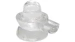Navyaksh- NAVYAKSH Quartz Crystal,Sphatik Shiva Lingam Shivling , 1.5 inch Decorative Showpiece - 3 Decorative Showpiece - 3.81 cm (Crystal, Clear)