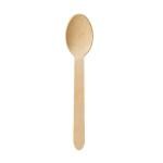 Aumni Crafts Eco Friendly Wooden 16 CM Spoon (Pack of 100) Disposable Biodegradable