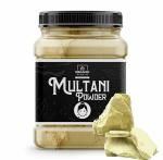 Organic Box Pure Multani Mitti Powder (Fuller's Earth) Skin Face Clays | 400 Gram | Jar Pack - Diwali Gift Pack