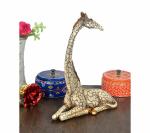 Idol Collections Multicolor Resin Sitting Giraffe, 11.5 X 9.10 4.0 Inch